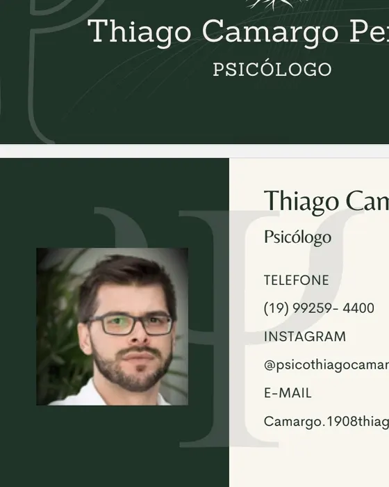 Retrato de Thiago Camargo Pereira